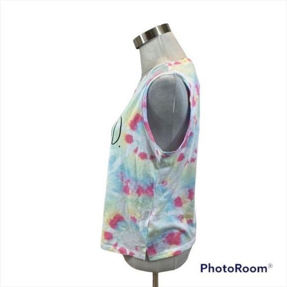 New with Tags Rae Dunn “Be Kind” Tie Dyed Muscle Shirt Size Medium - Picture 6 of 8